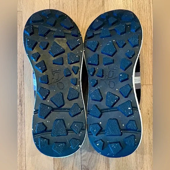 NEW OTBT Speed Sneakers Black Knit Leather Travel Sneakers Platform Lug Sole 7.5 - Picture 10 of 11